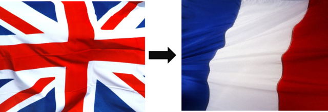 British invade French