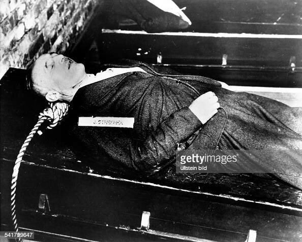 Ten war criminals are hanged in Nuremberg