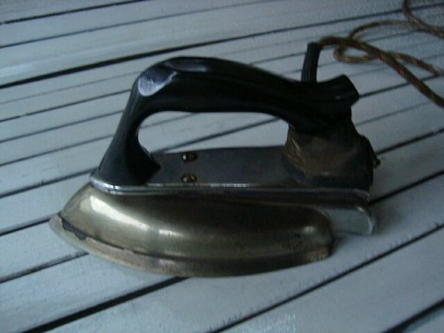 1924 plancha electrica de termostato.