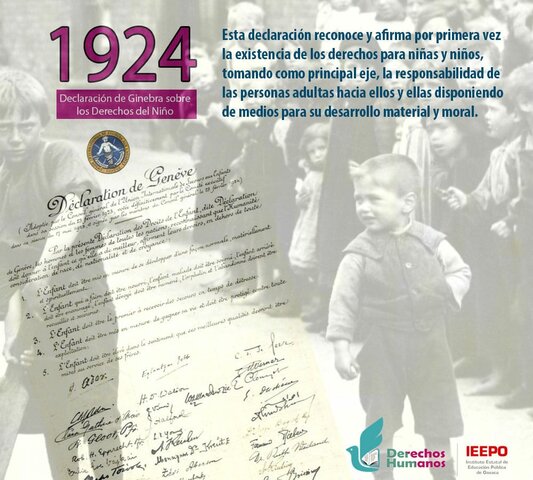 La Declaración de Ginebra sobre los Derechos del Niño