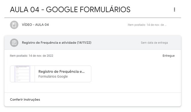 Formulário Google