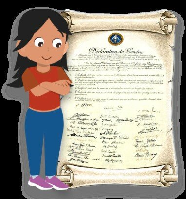 EDAD CONTEMPORANEA, DECLARACIÓN DE GINEBRA:DERECHOS DEL NIÑO