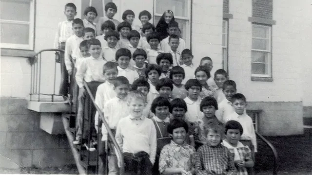 First Nations children in Resedential Schools