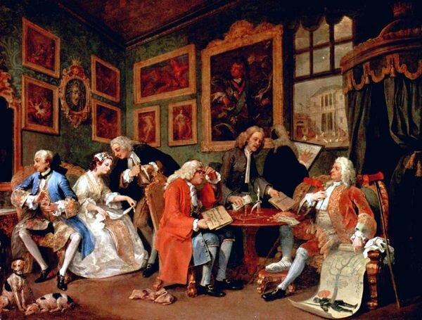 Mariage à la mode di HOGARTH