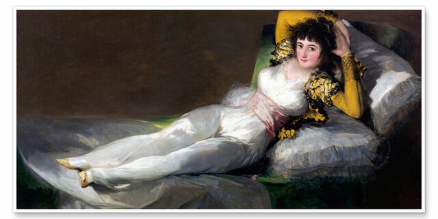 La Maja vestida di GOYA