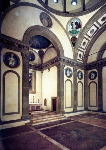 Cappella dei Pazzi in Santa Croce, Firenze, BRUNELLESCHI