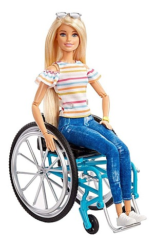 barbie en silla de ruedas