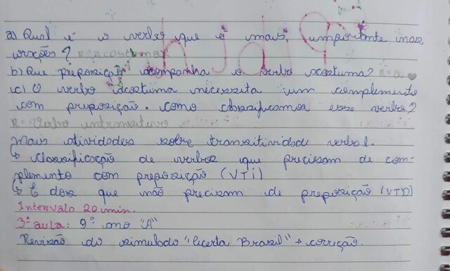 Acompanhamento no Colégio Paulo Freire