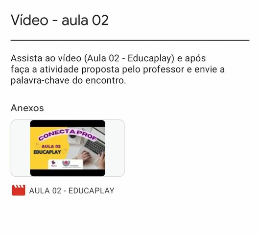 Participação Conecta Profe *Aula Educaplay