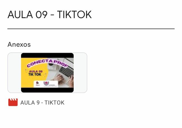 Participação Conecta Profe *Aula Tik Tok