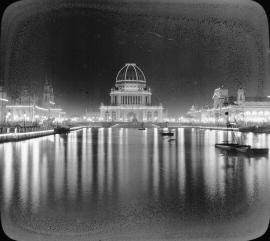 Iluminación de la Exposición Mundial de Chicago.