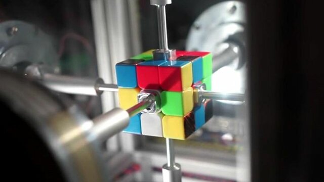 Cubo de Rubik autodesplegable