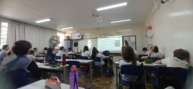 Visita ao Colégio Estadual Paulo Freire