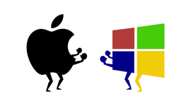 Timeline: Infografía Historia Microsoft y Apple. Adonay Alfredo Hernández Granados U20230241