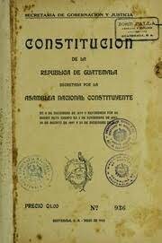 Aprobación de la constitución de Guatemala