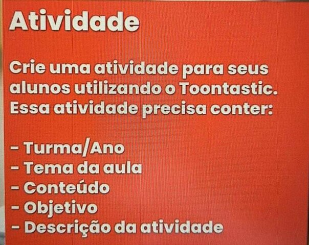 Participação Conecta Profe *Produção Toontastic 3D