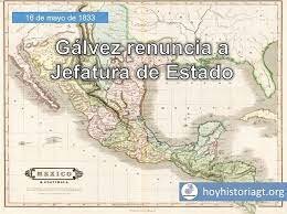 Renuncia de Mariano Gálvez como Jefe de Estado