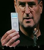 2001: Apple: Lanza el iPod, revolucionando la industria de la música.