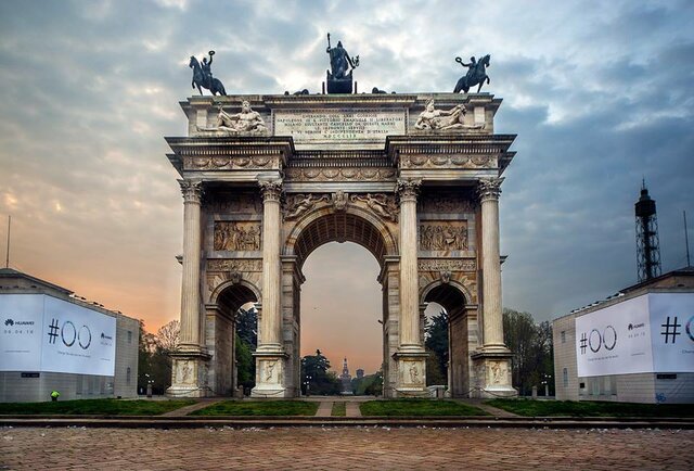 Arco della pace a Milano
