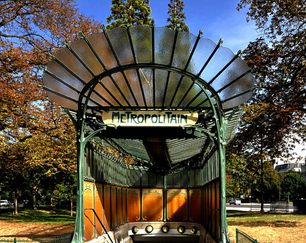 stazione metropolitana, Parigi, HECTOR GUIMARD