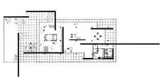 Pianta della Casa Modello, Berlino, MIES VAN DER ROHE