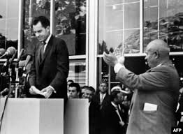 Khrushchev calls for peaceful co-existence