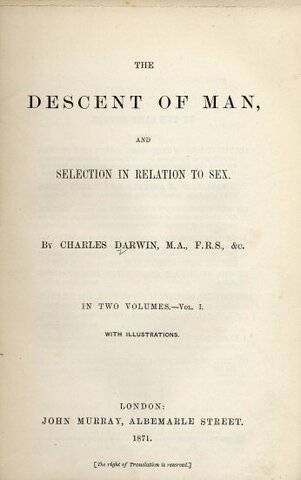 Book, The Descent of Man