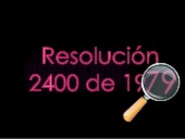 RESOLUCION 2400