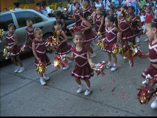 She was a cheerleader