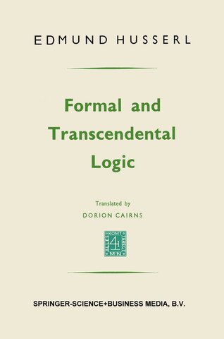 Formal and Transcendental Logic