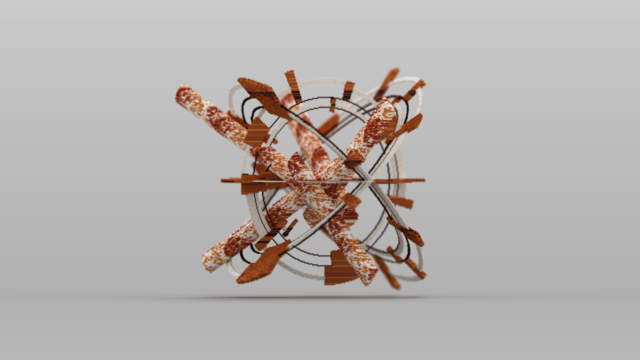 Modelo atómico de minecraft