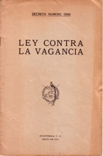 Ley contra la Vagancia