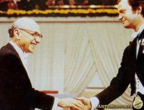 Friedman es galardonado con el Premio Nóbel de Economía