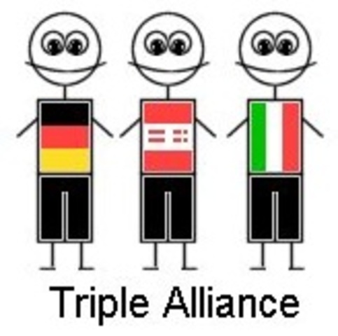 Se forma la triple alianza