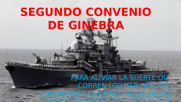 II. Convenio de Ginebra