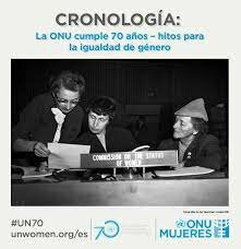 La mujer y el primer órgano intergubernamental