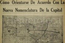 Primera nomenclatura oficial de las calles de la Ciudad de Guatemala