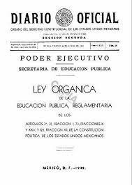 LEY ORGÁNICA DE LA EDUCACIÓN PÚBLICA