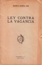 Ley contra la vagancia