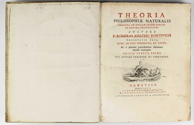 Philosophiae naturalis redacta ad unicam legem virium in natura existentium Roger Boscovish