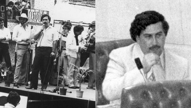 Pablo Escobar sube al senado en las elecciones de 1982