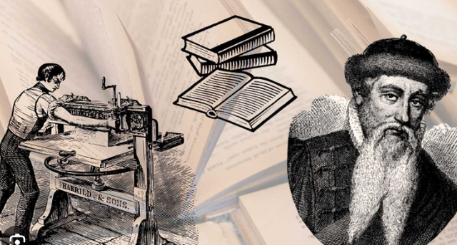 siglo XV- INVENCION DE LA IMPRENTA