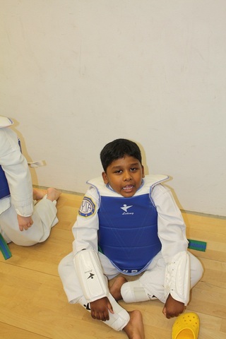 GOT BLUE BELT IN TAEKWONDO