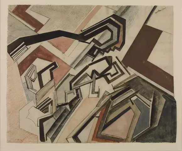 VORTICISMO, VANGUARDIA ABSTRACTA. INGLATERRA 1914