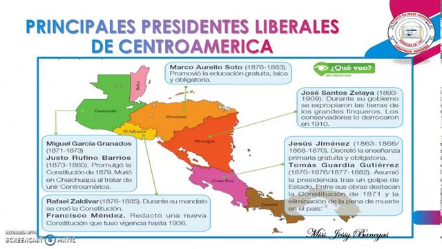 Gobiernos centroamericanos