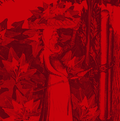 Mujer llevando una cesta de espinacas