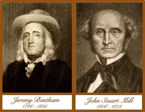 Jeremy Bentham y John Stuart Mill - Promueven el utilitarismo,
