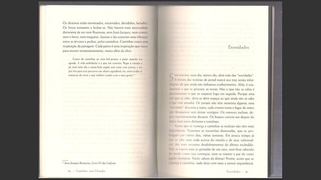 Leitura de férias.