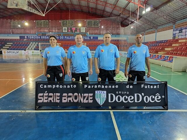 Arbitragem de Futsal.