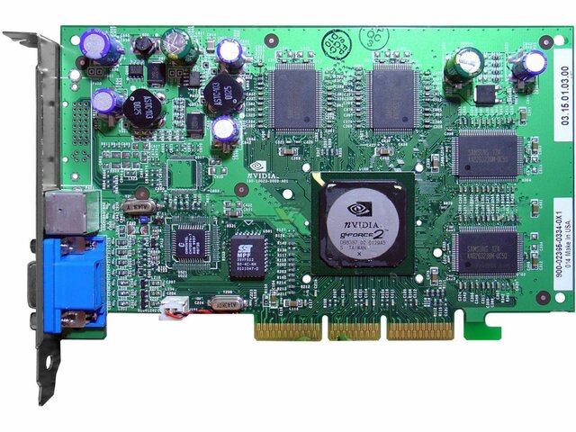 GeForce 2 (GTS, Pro, Ultra, Ti, Go e a série MX)